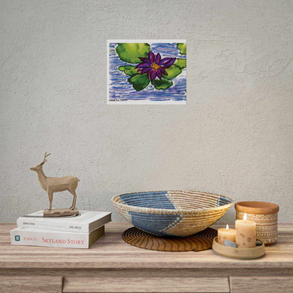 Open Edition Fine Art Print  Abstract Floral Wall Art  285gsm Modern Botanical Decor