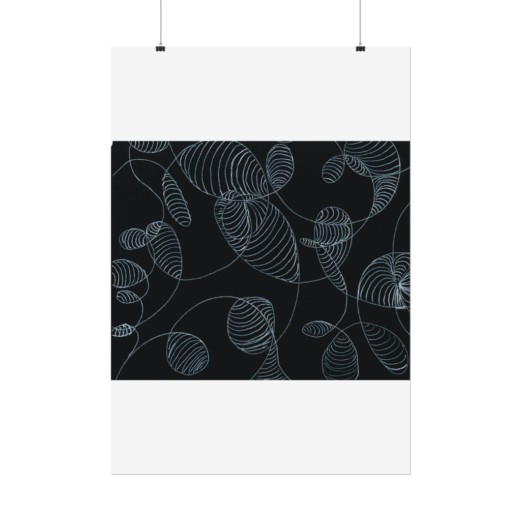 Open Edition Fine Art Print Collection Minimal Abstract Line Art Rolled Poster | 20x30