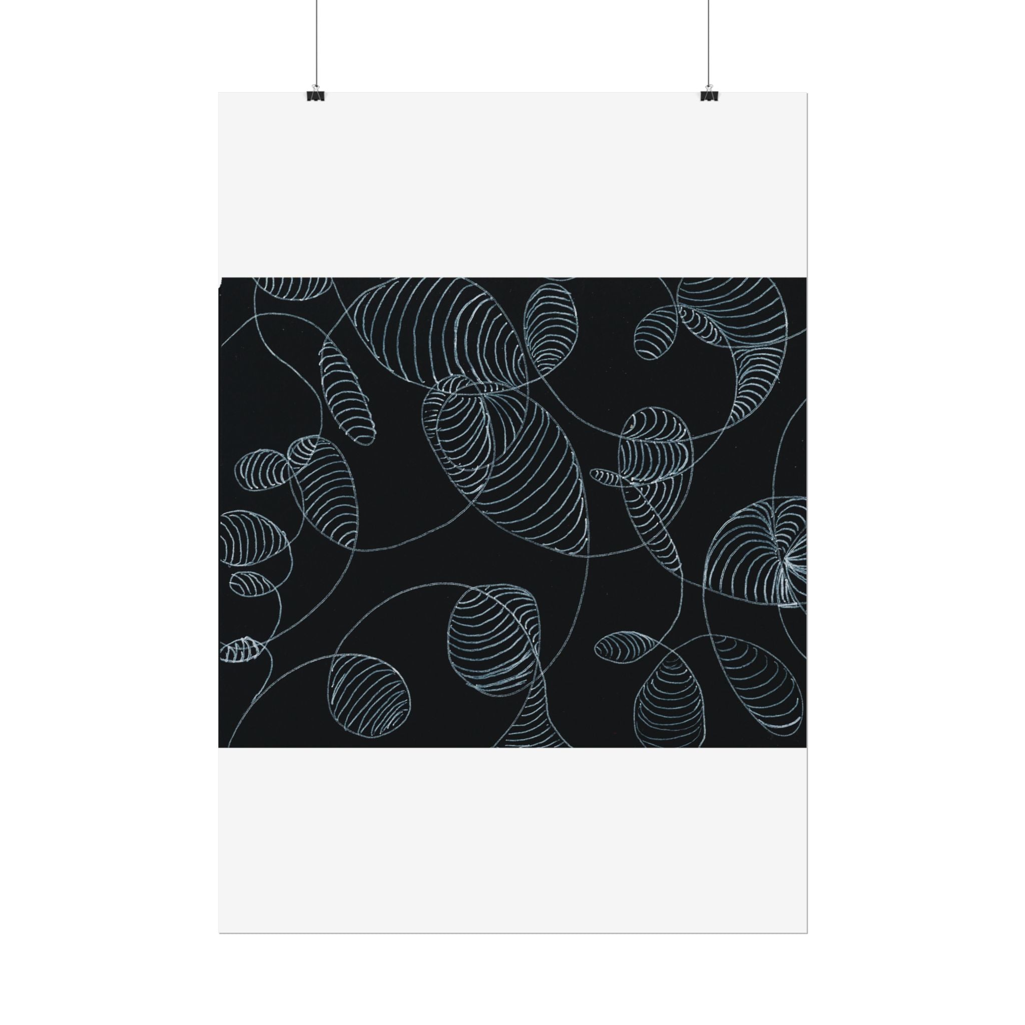 Open Edition Fine Art Print Collection Minimal Abstract Line Art Rolled Poster | 20x30