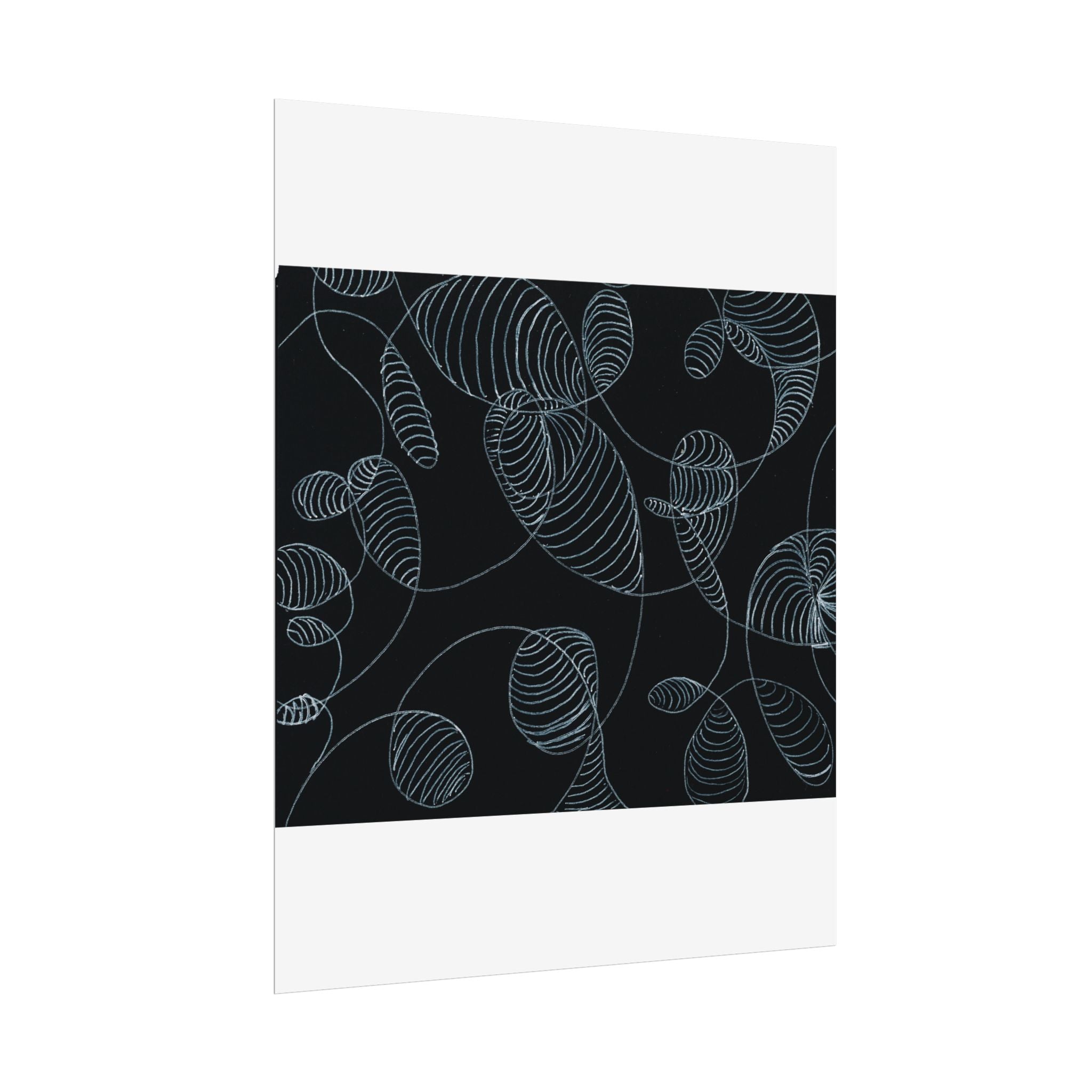 Open Edition Fine Art Print Collection Minimal Abstract Line Art Rolled Poster | 20x30