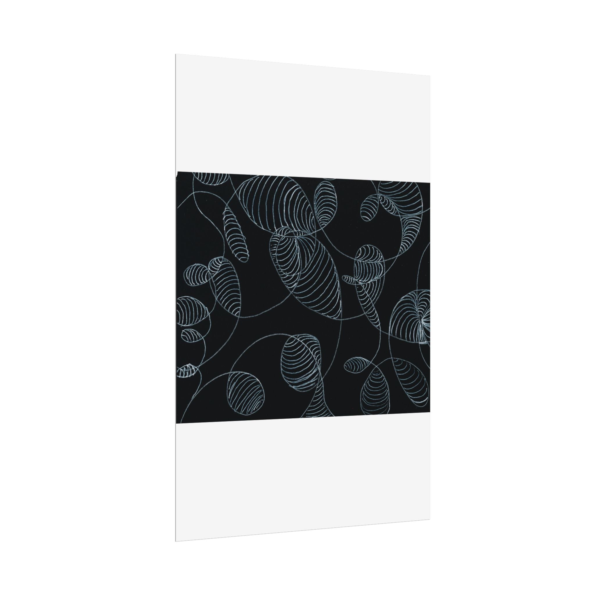 Open Edition Fine Art Print Collection Minimal Abstract Line Art Rolled Poster | 20x30