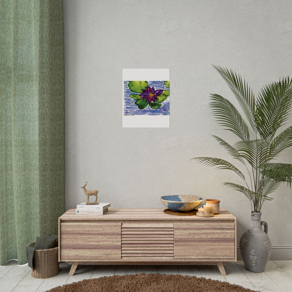 Open Edition Fine Art Print  Abstract Floral Wall Art  285gsm Modern Botanical Decor