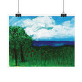 Limited Edition Fine Art Print   285gsm Modern  Decor "Lake View"