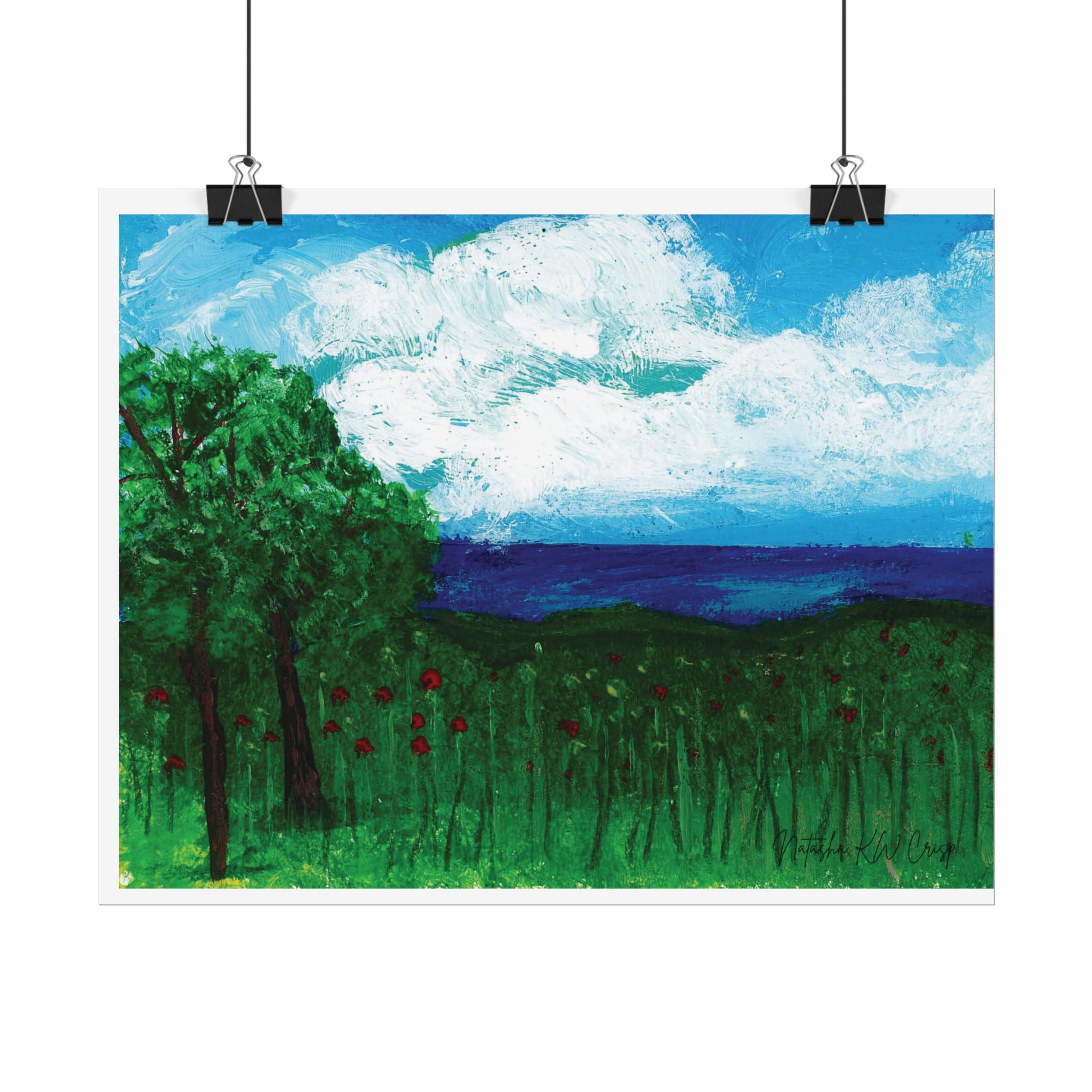 Limited Edition Fine Art Print   285gsm Modern  Decor "Lake View"