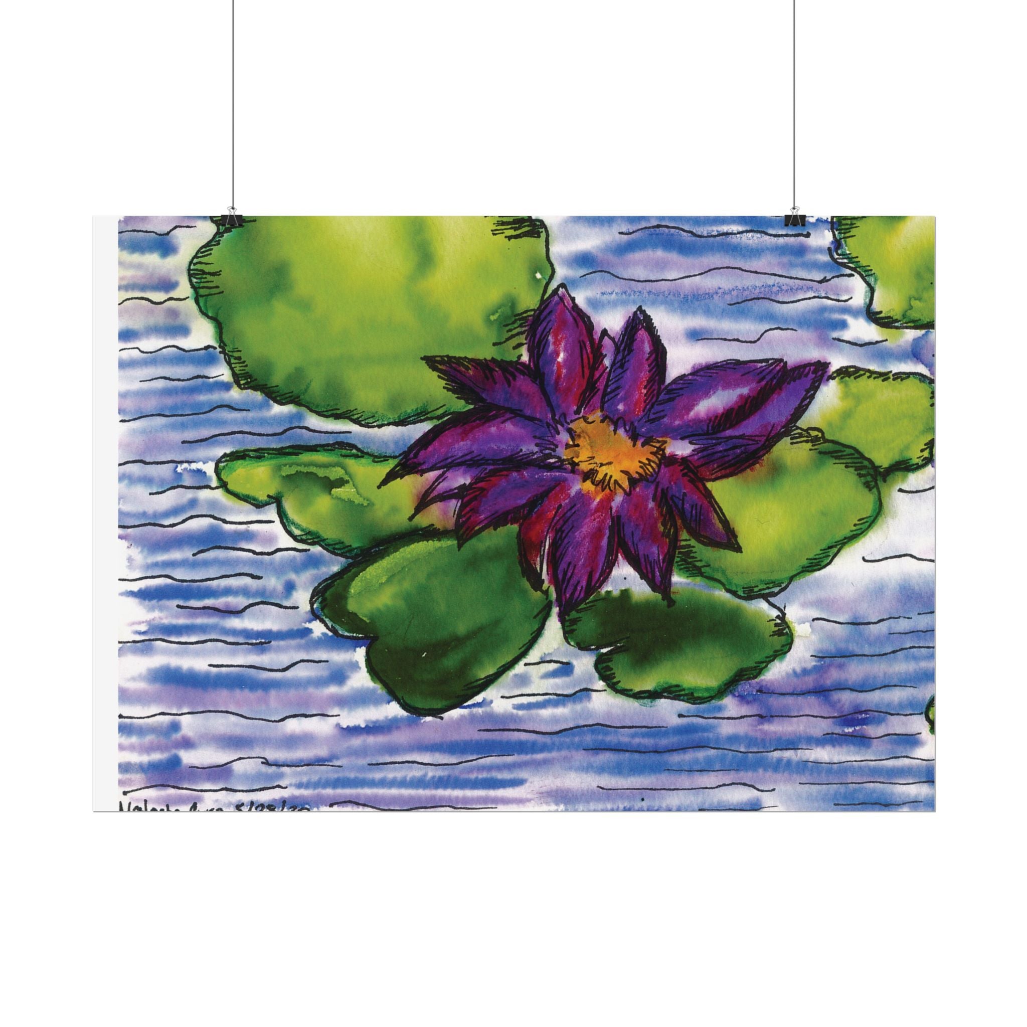 Open Edition Fine Art Print  Abstract Floral Wall Art  285gsm Modern Botanical Decor