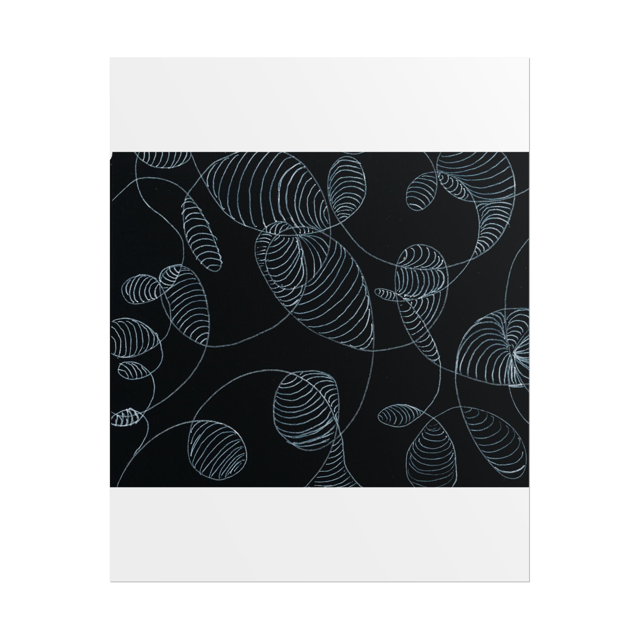 Open Edition Fine Art Print Collection Minimal Abstract Line Art Rolled Poster | 20x30