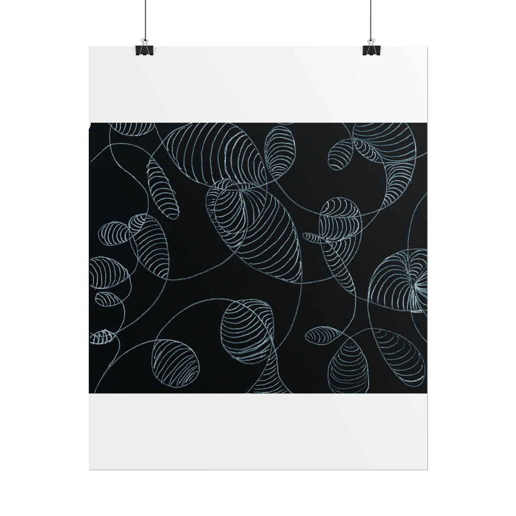 Open Edition Fine Art Print Collection Minimal Abstract Line Art Rolled Poster | 20x30