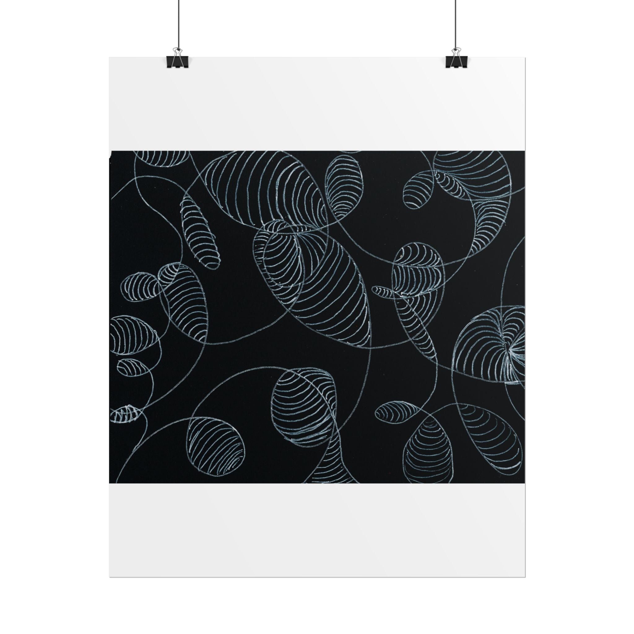 Open Edition Fine Art Print Collection Minimal Abstract Line Art Rolled Poster | 20x30