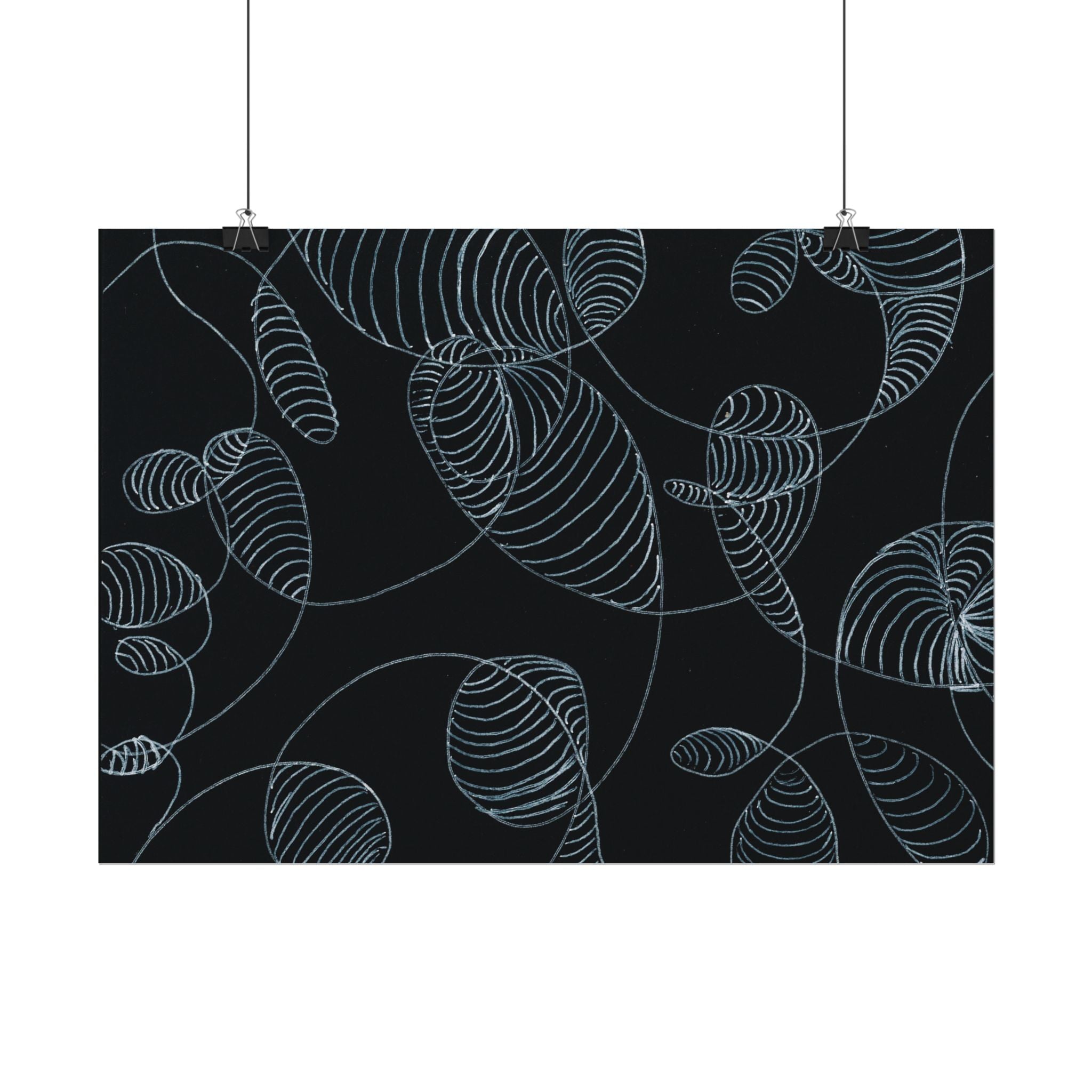 Open Edition Fine Art Print Collection Minimal Abstract Line Art Rolled Poster | 20x30