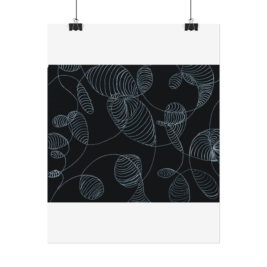 Open Edition Fine Art Print Collection Minimal Abstract Line Art Rolled Poster | 20x30