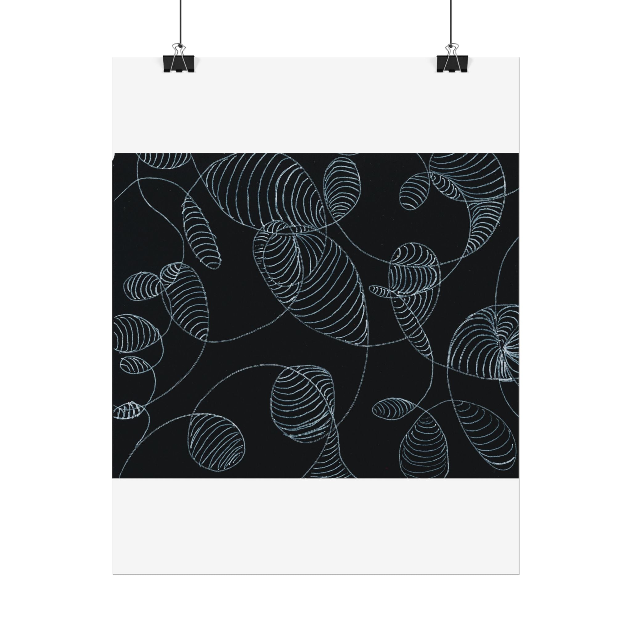 Open Edition Fine Art Print Collection Minimal Abstract Line Art Rolled Poster | 20x30