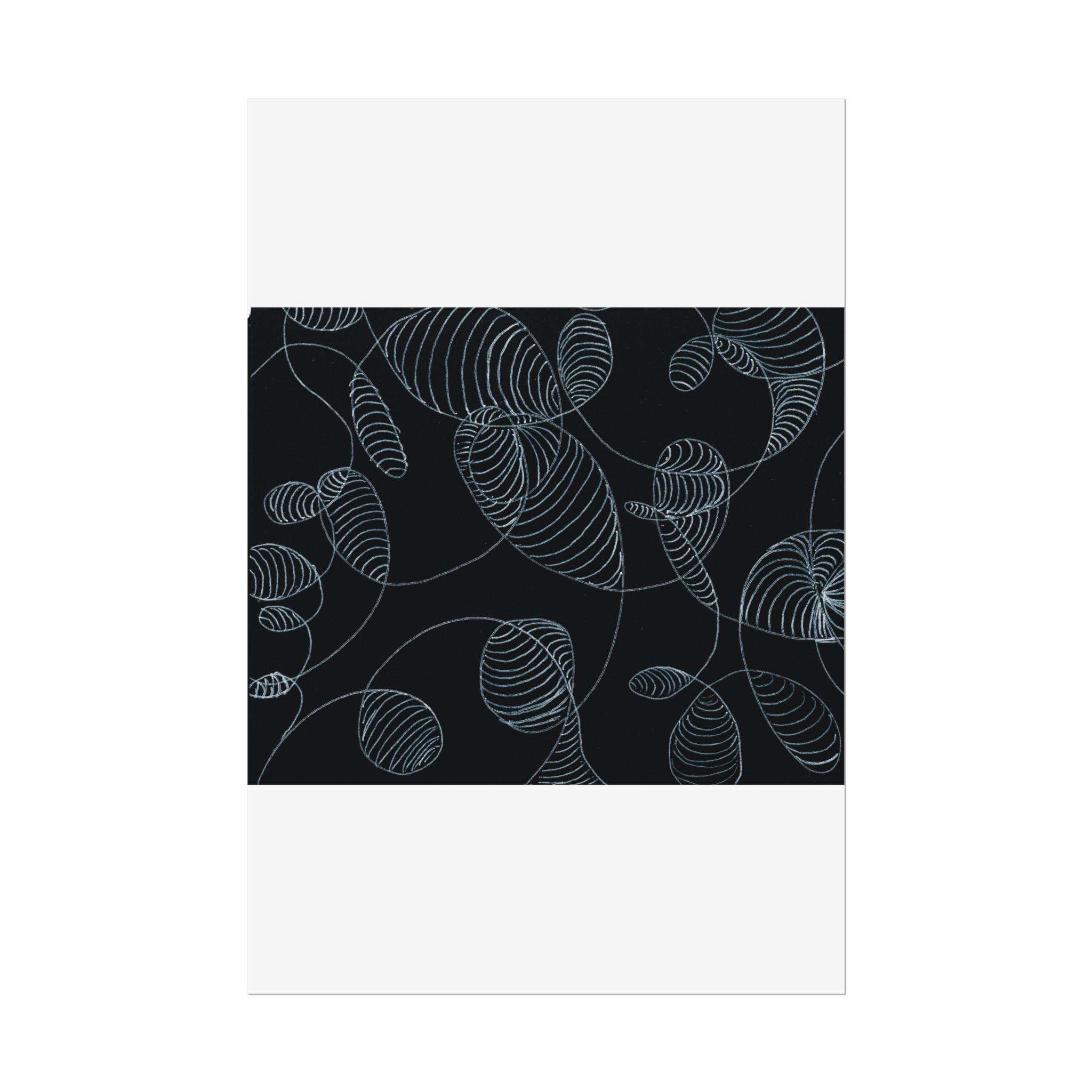 Open Edition Fine Art Print Collection Minimal Abstract Line Art Rolled Poster | 20x30