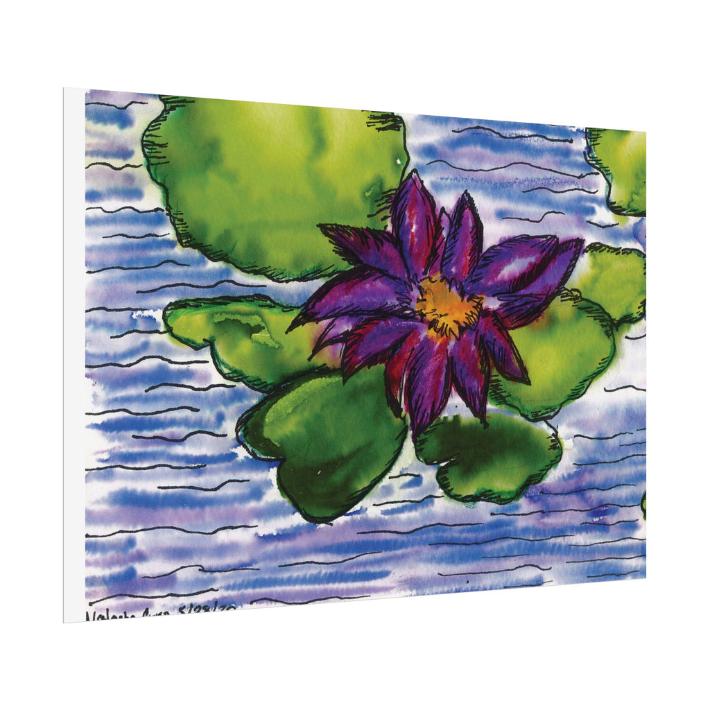 Open Edition Fine Art Print  Abstract Floral Wall Art  285gsm Modern Botanical Decor
