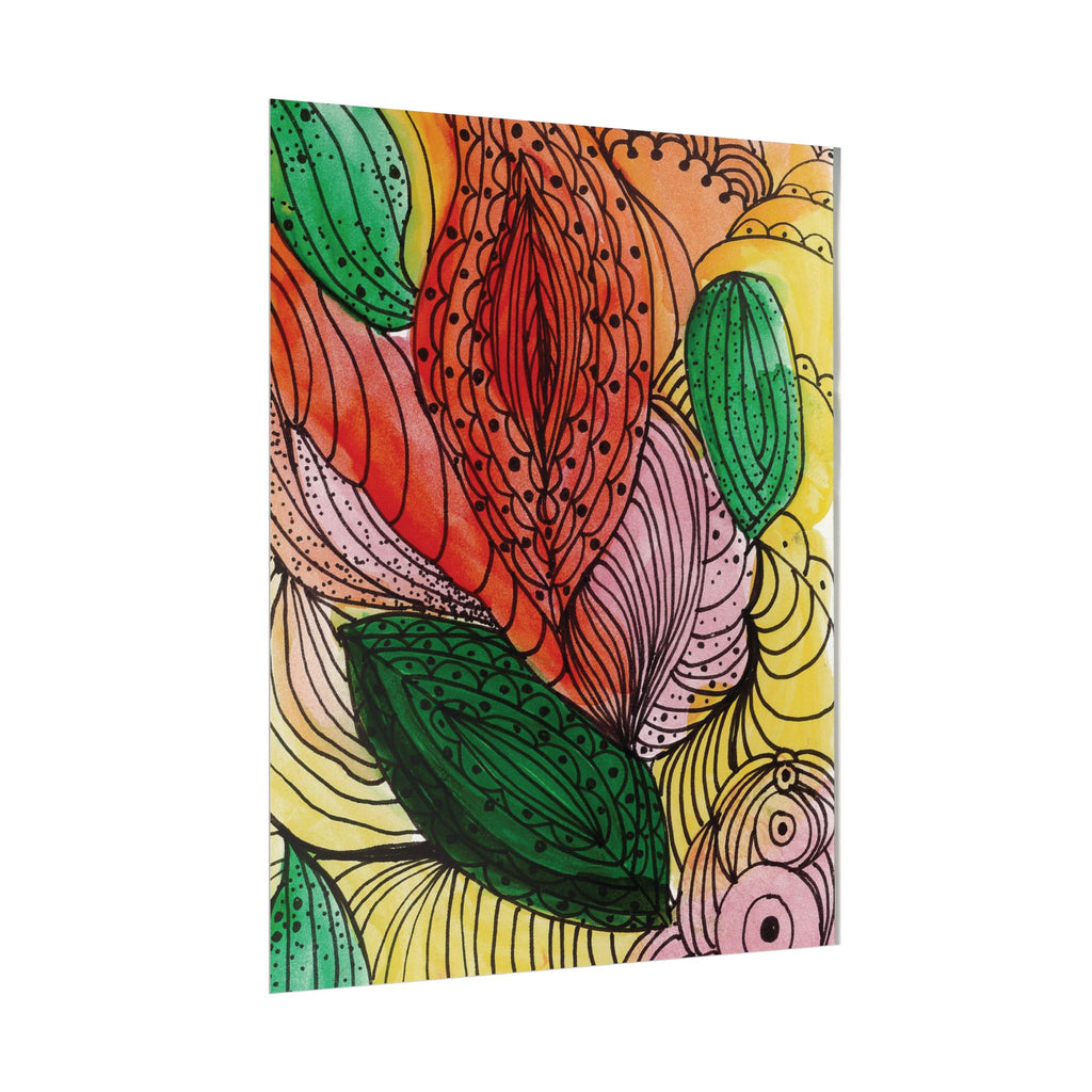 Open Edition Fine Art Print Collection Minimal Abstract Line Art Rolled Poster | 20x30
