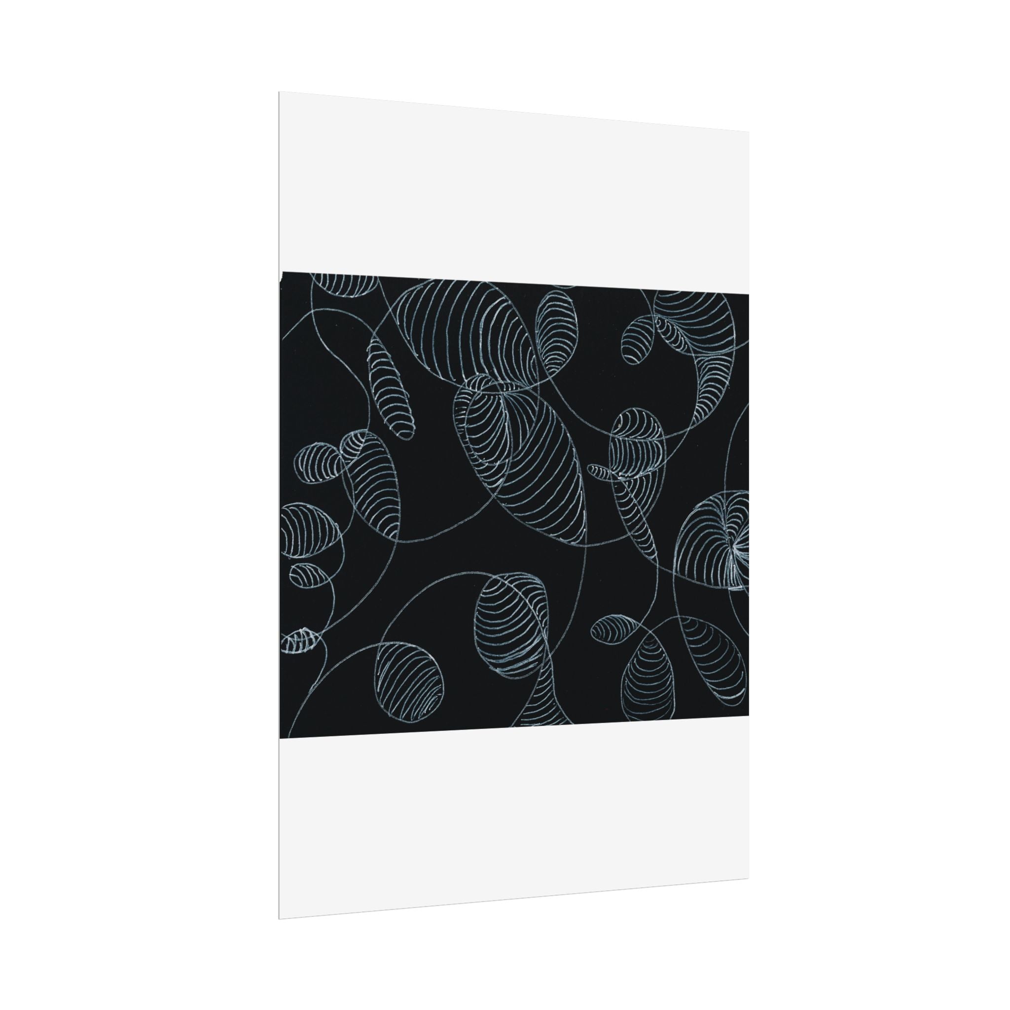 Open Edition Fine Art Print Collection Minimal Abstract Line Art Rolled Poster | 20x30