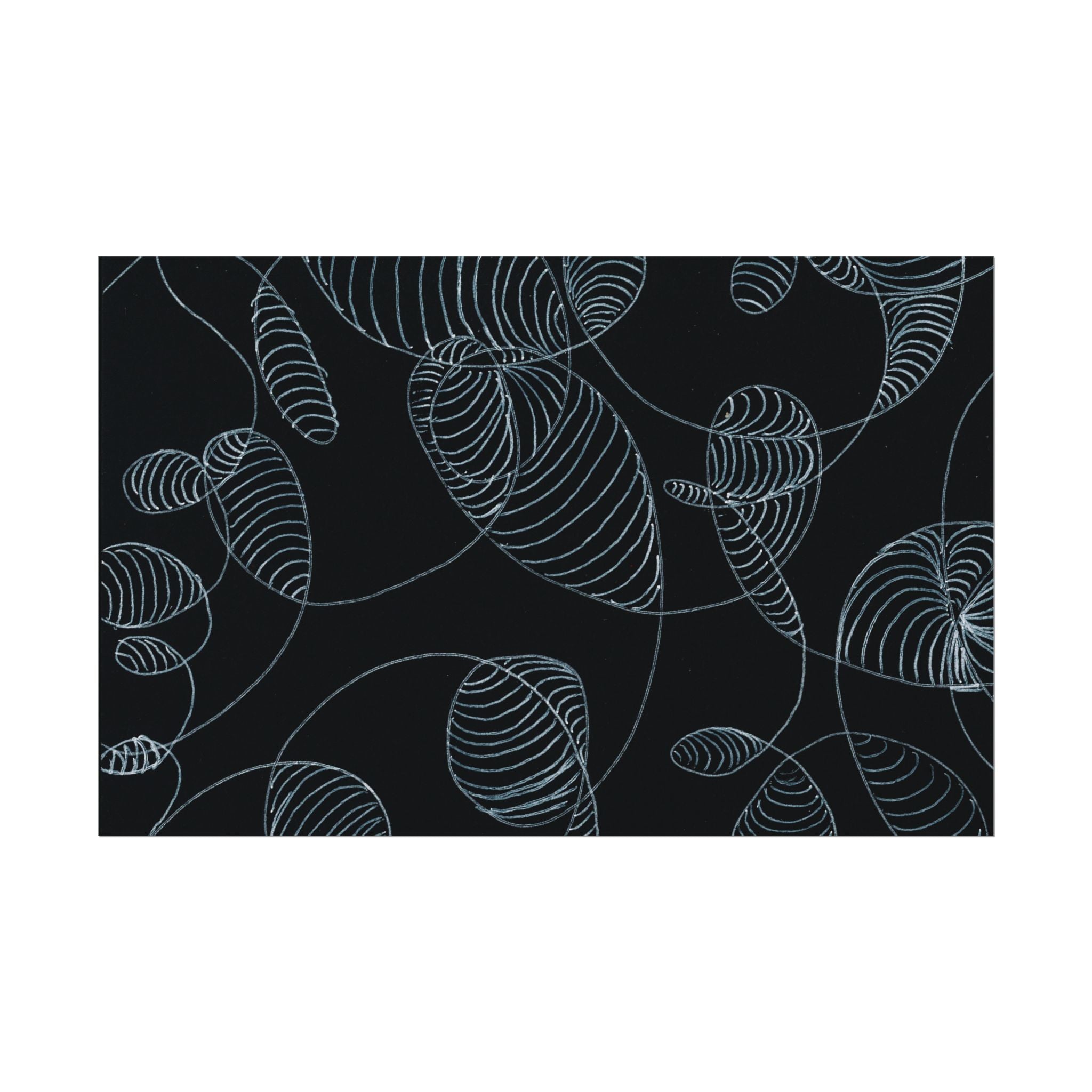 Open Edition Fine Art Print Collection Minimal Abstract Line Art Rolled Poster | 20x30