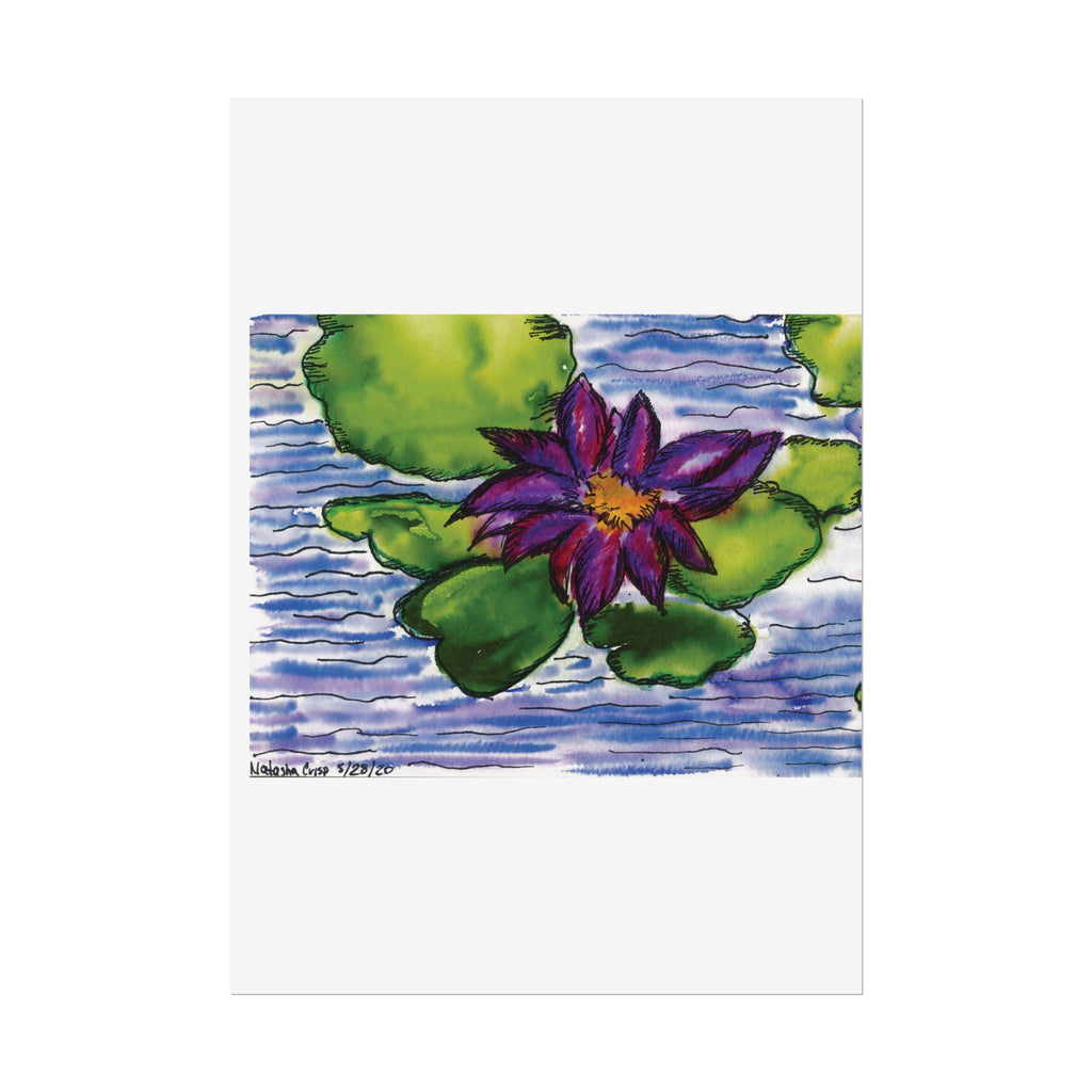 Open Edition Fine Art Print  Abstract Floral Wall Art  285gsm Modern Botanical Decor