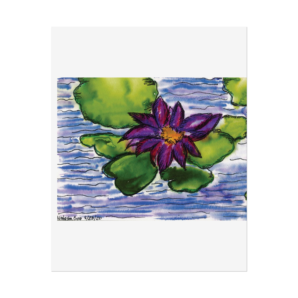Open Edition Fine Art Print  Abstract Floral Wall Art  285gsm Modern Botanical Decor
