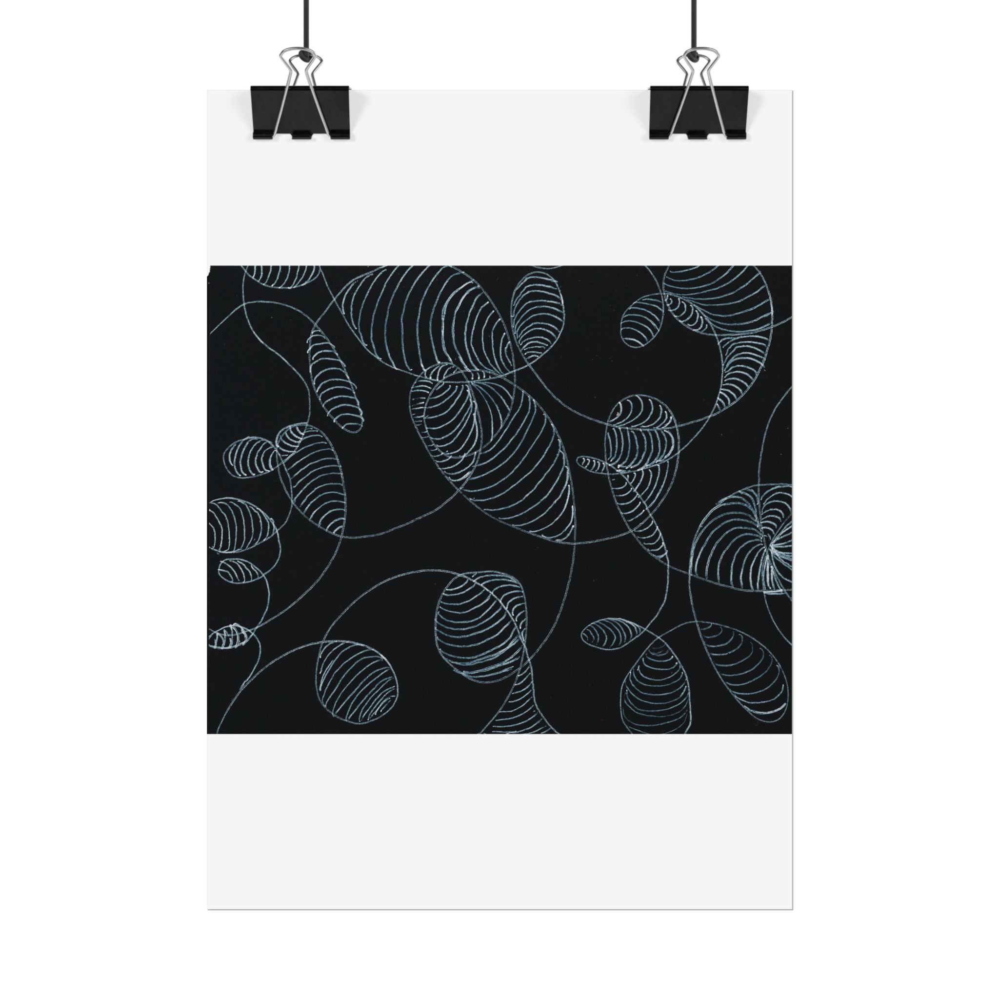 Open Edition Fine Art Print Collection Minimal Abstract Line Art Rolled Poster | 20x30