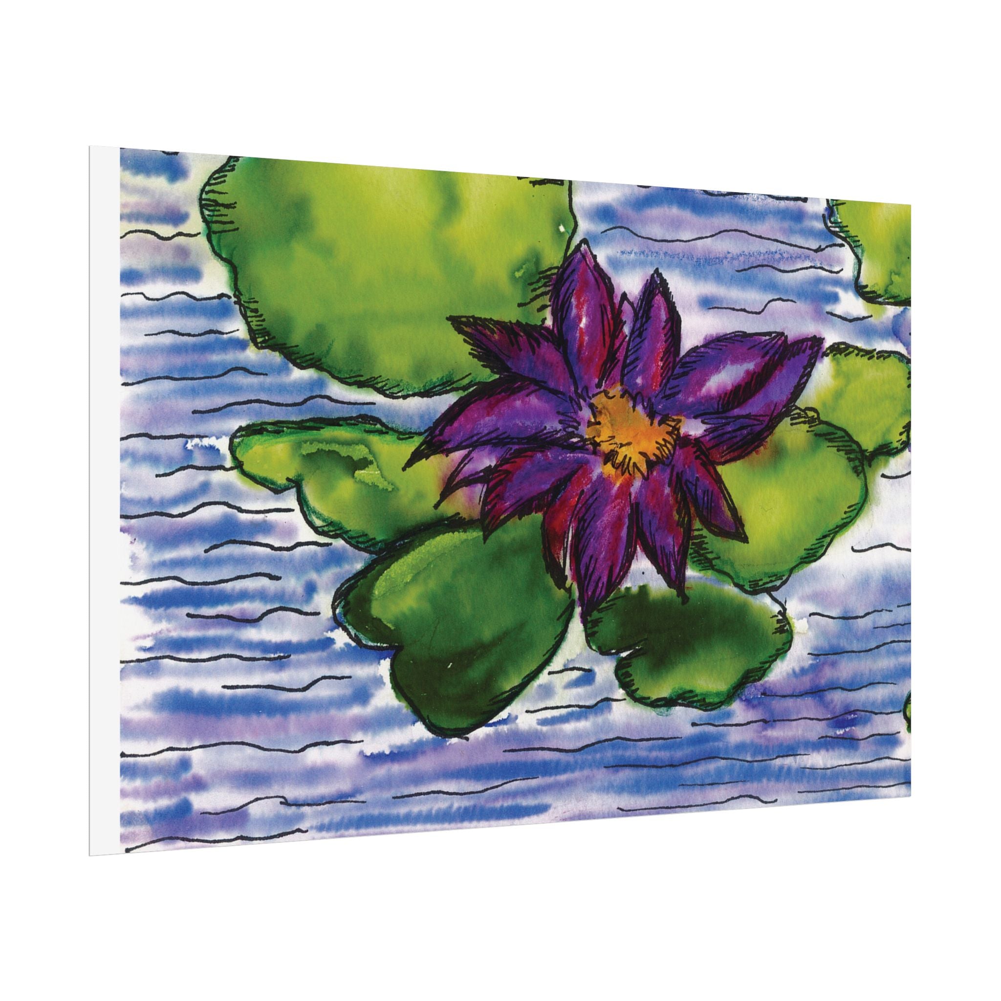 Open Edition Fine Art Print  Abstract Floral Wall Art  285gsm Modern Botanical Decor