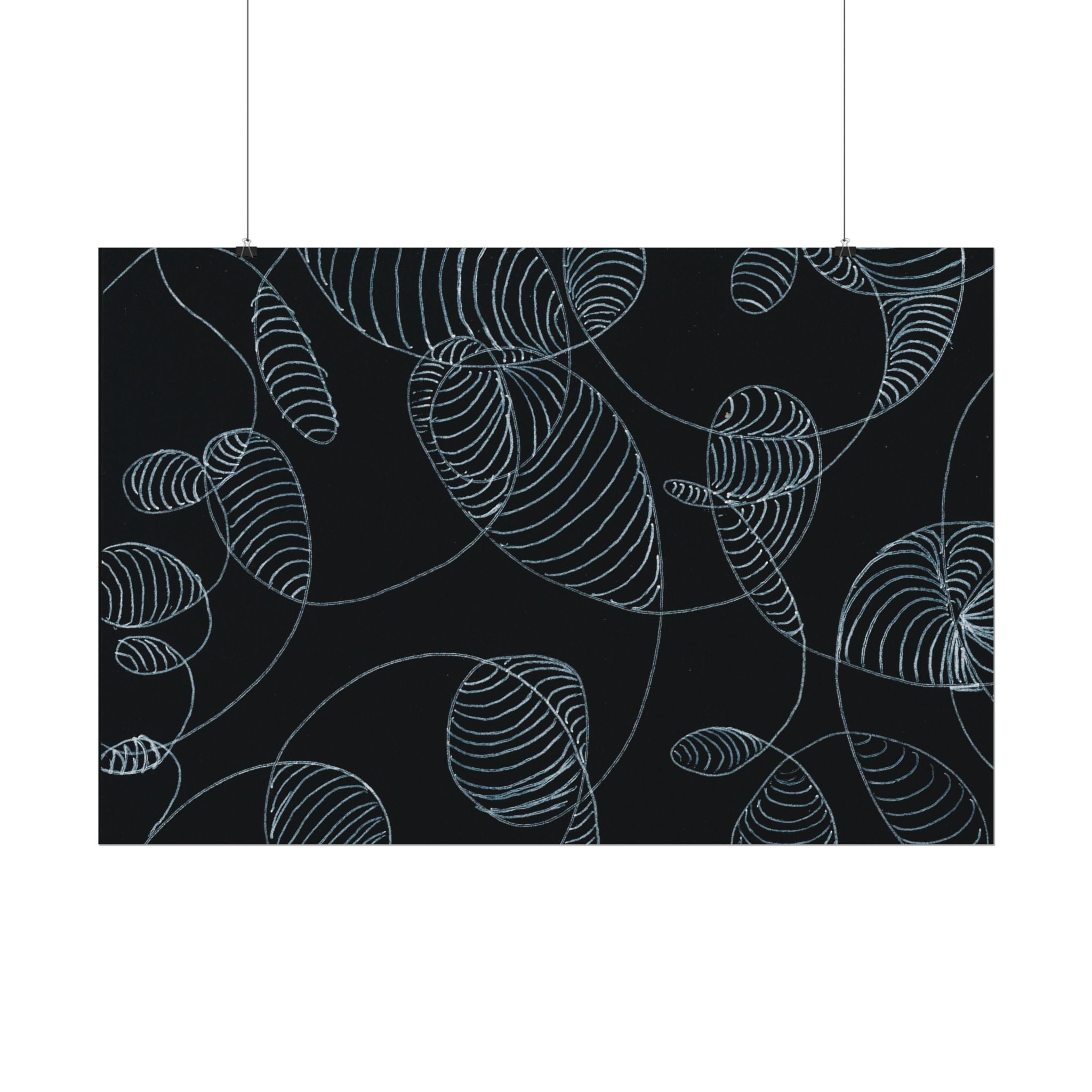 Open Edition Fine Art Print Collection Minimal Abstract Line Art Rolled Poster | 20x30