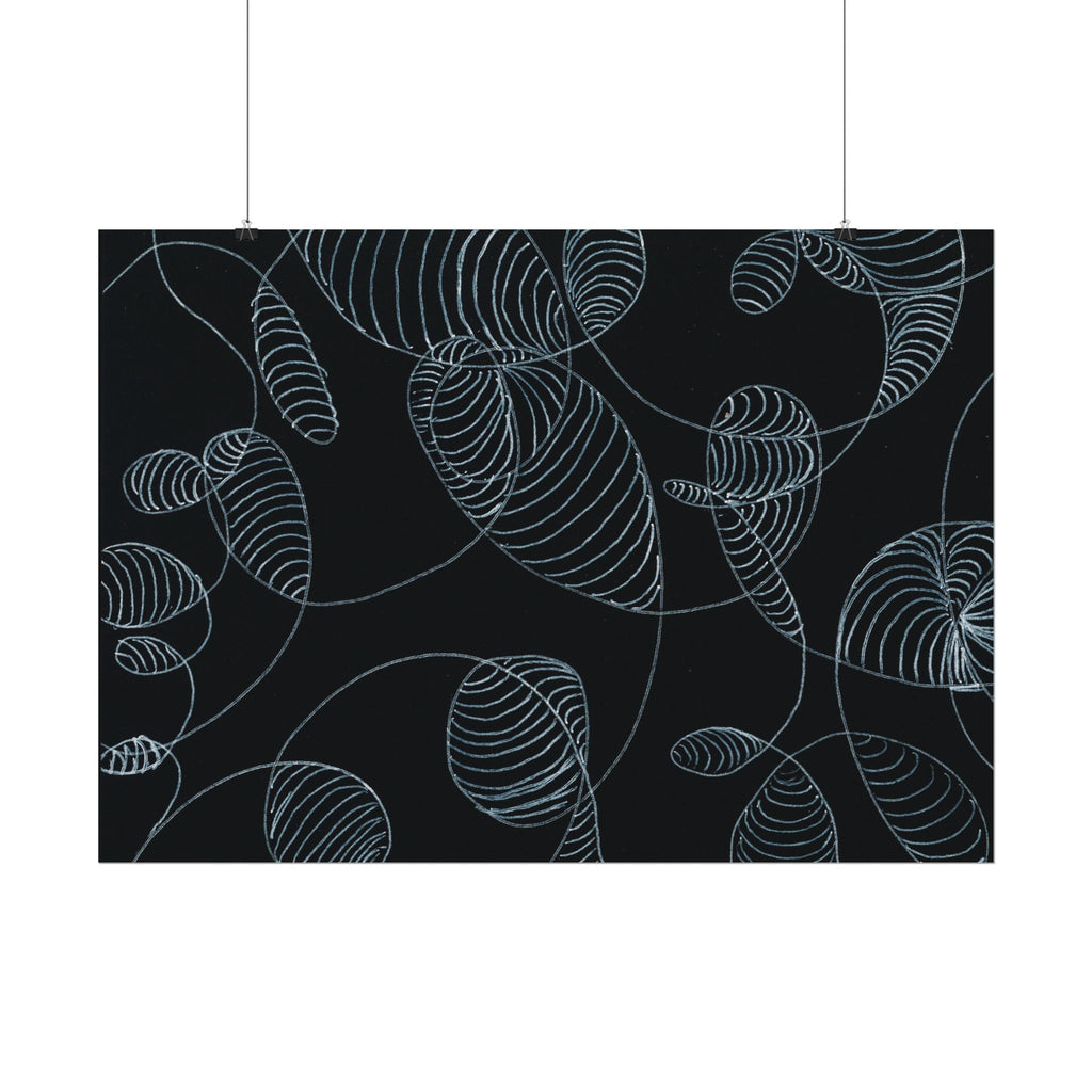 Open Edition Fine Art Print Collection Minimal Abstract Line Art Rolled Poster | 20x30