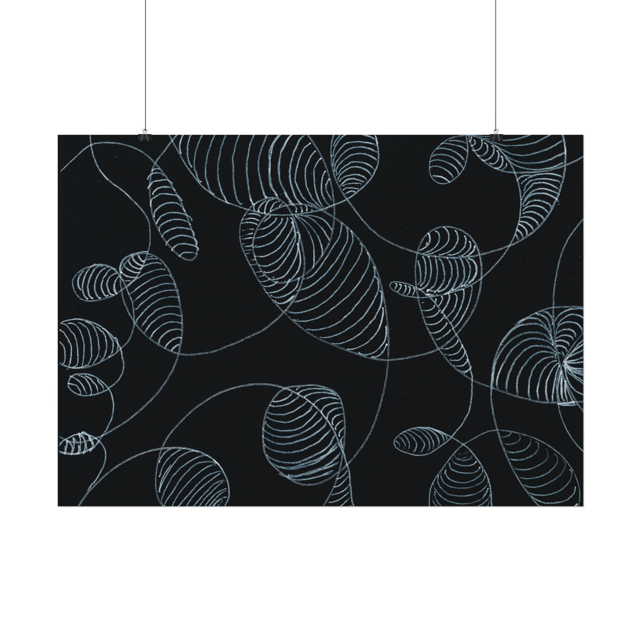 Open Edition Fine Art Print Collection Minimal Abstract Line Art Rolled Poster | 20x30