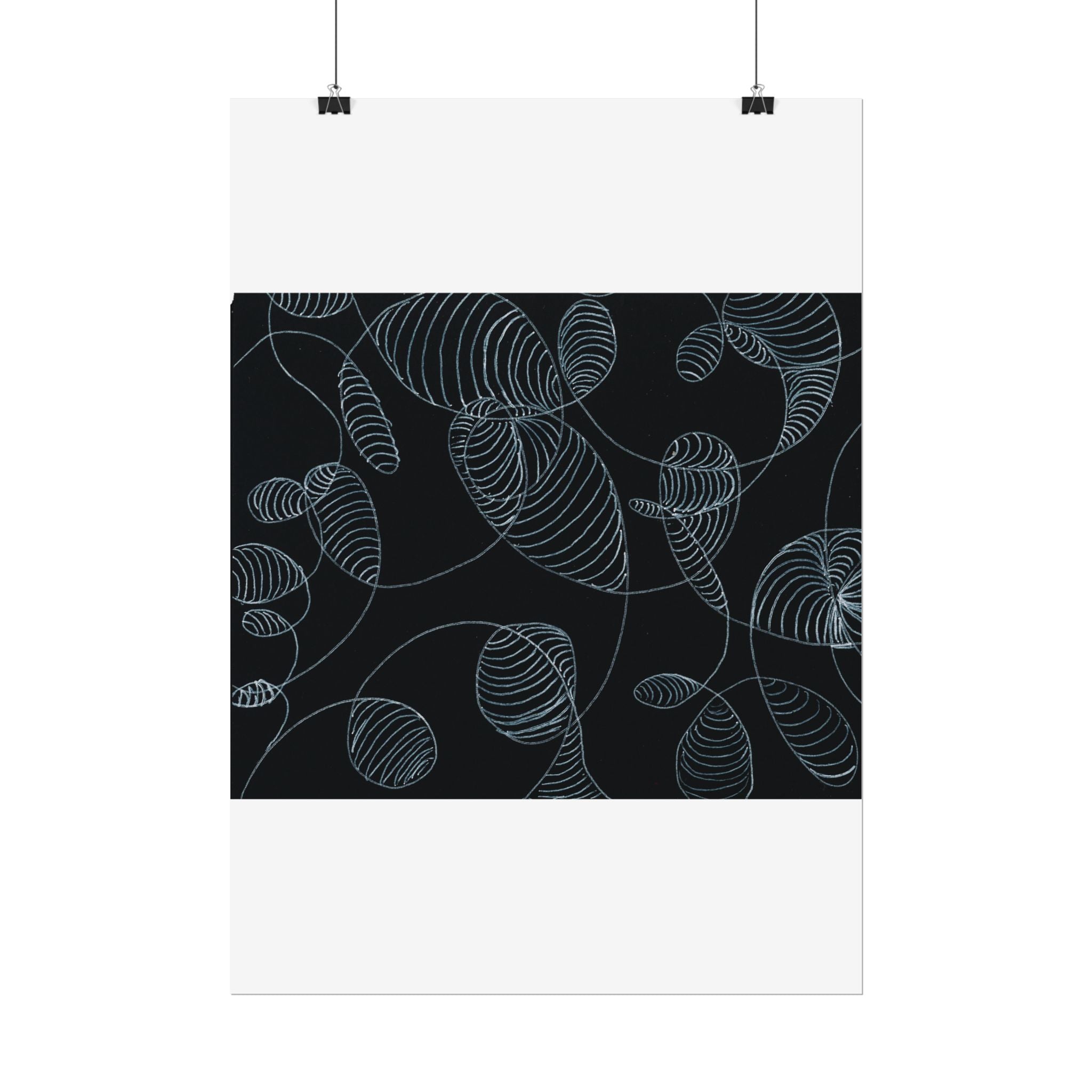 Open Edition Fine Art Print Collection Minimal Abstract Line Art Rolled Poster | 20x30