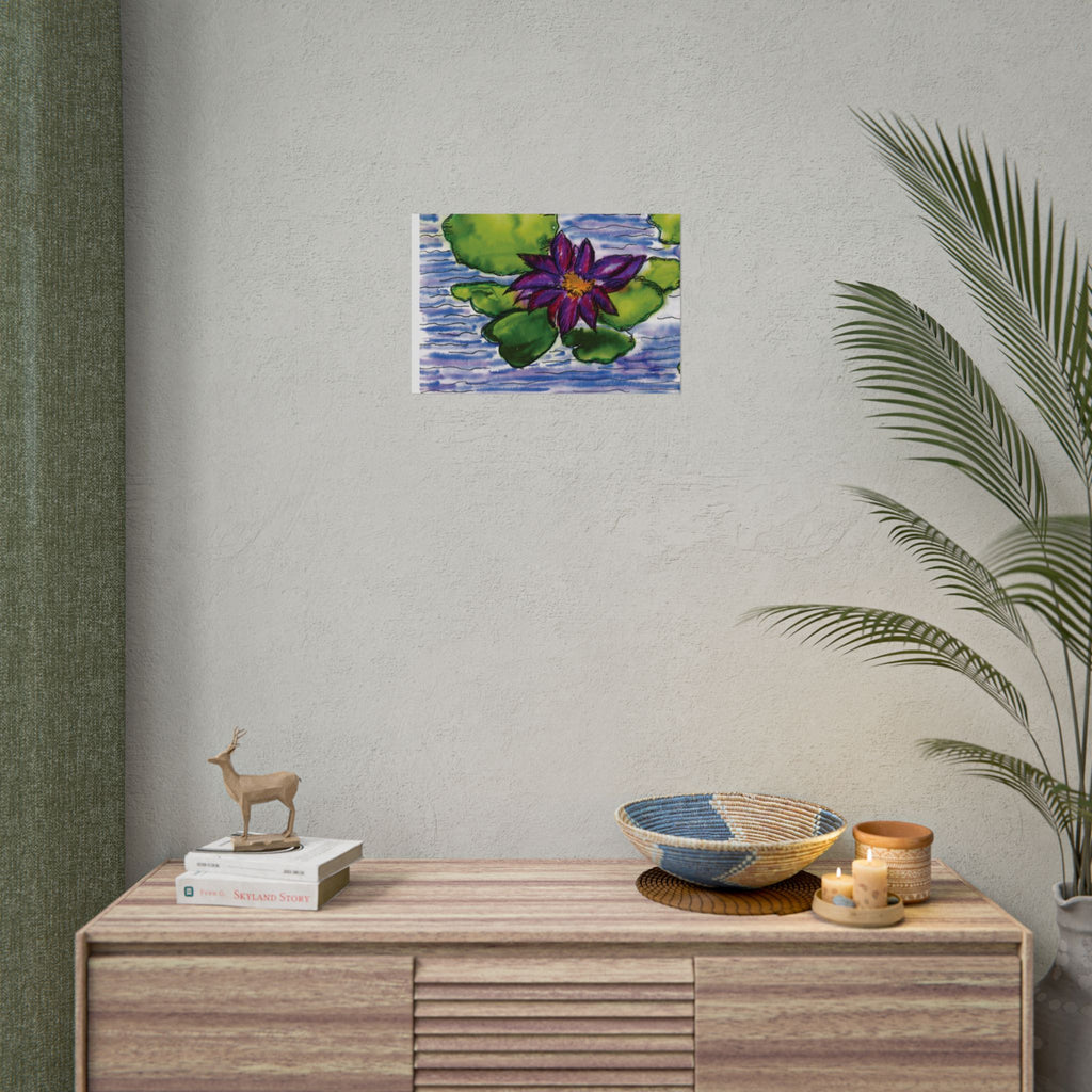 Open Edition Fine Art Print  Abstract Floral Wall Art  285gsm Modern Botanical Decor