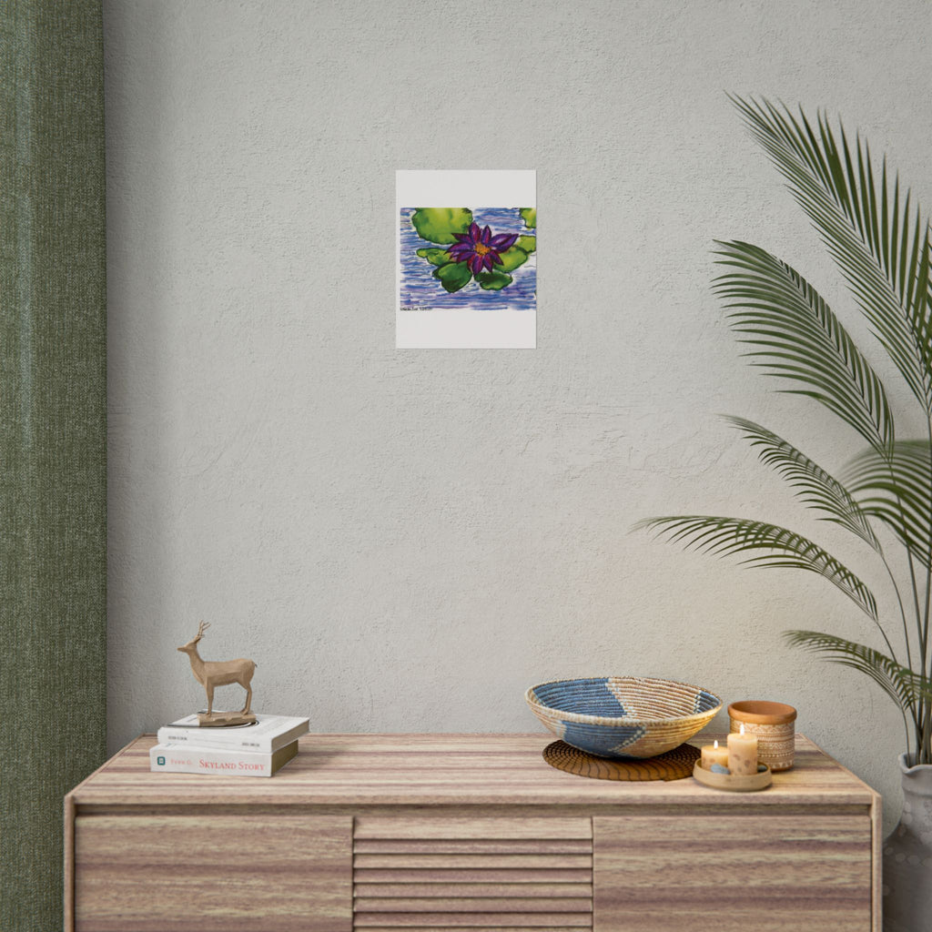 Open Edition Fine Art Print  Abstract Floral Wall Art  285gsm Modern Botanical Decor