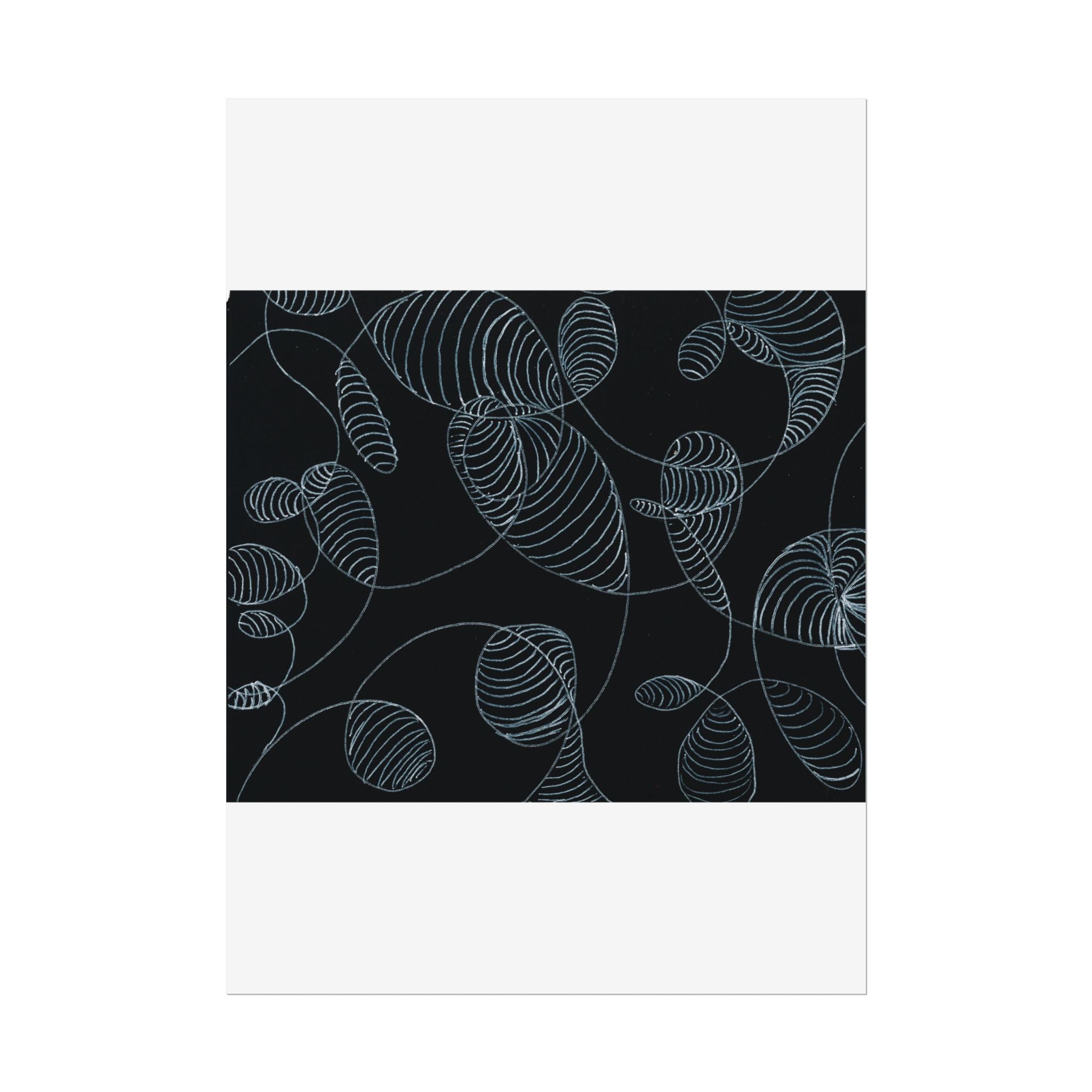 Open Edition Fine Art Print Collection Minimal Abstract Line Art Rolled Poster | 20x30