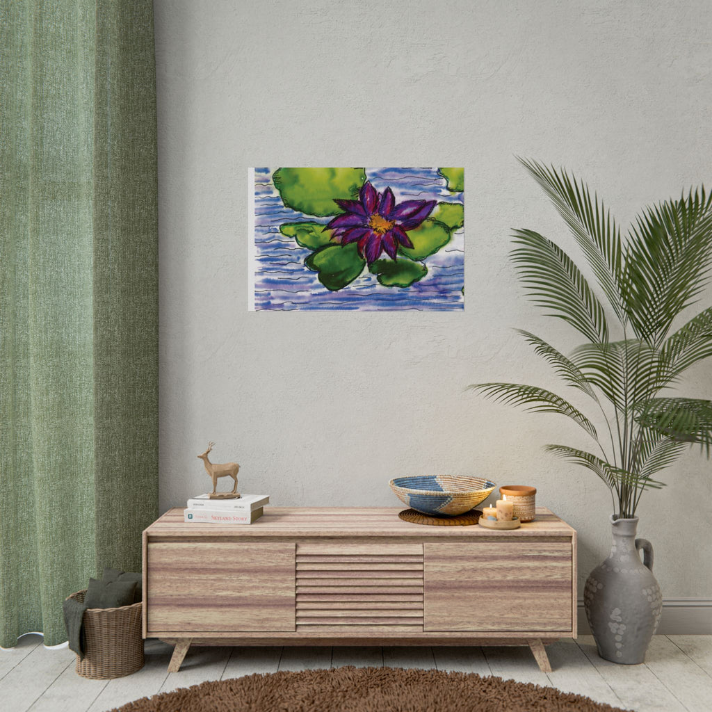Open Edition Fine Art Print  Abstract Floral Wall Art  285gsm Modern Botanical Decor