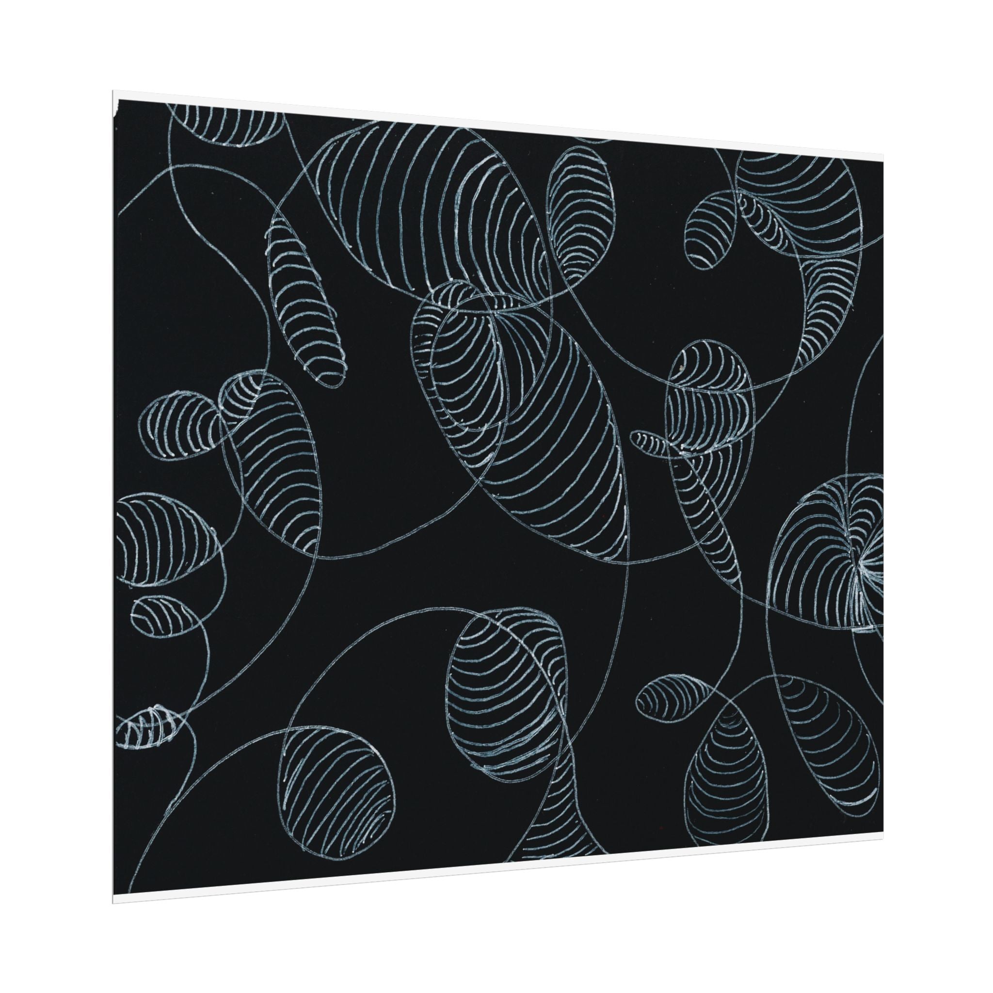 Open Edition Fine Art Print Collection Minimal Abstract Line Art Rolled Poster | 20x30