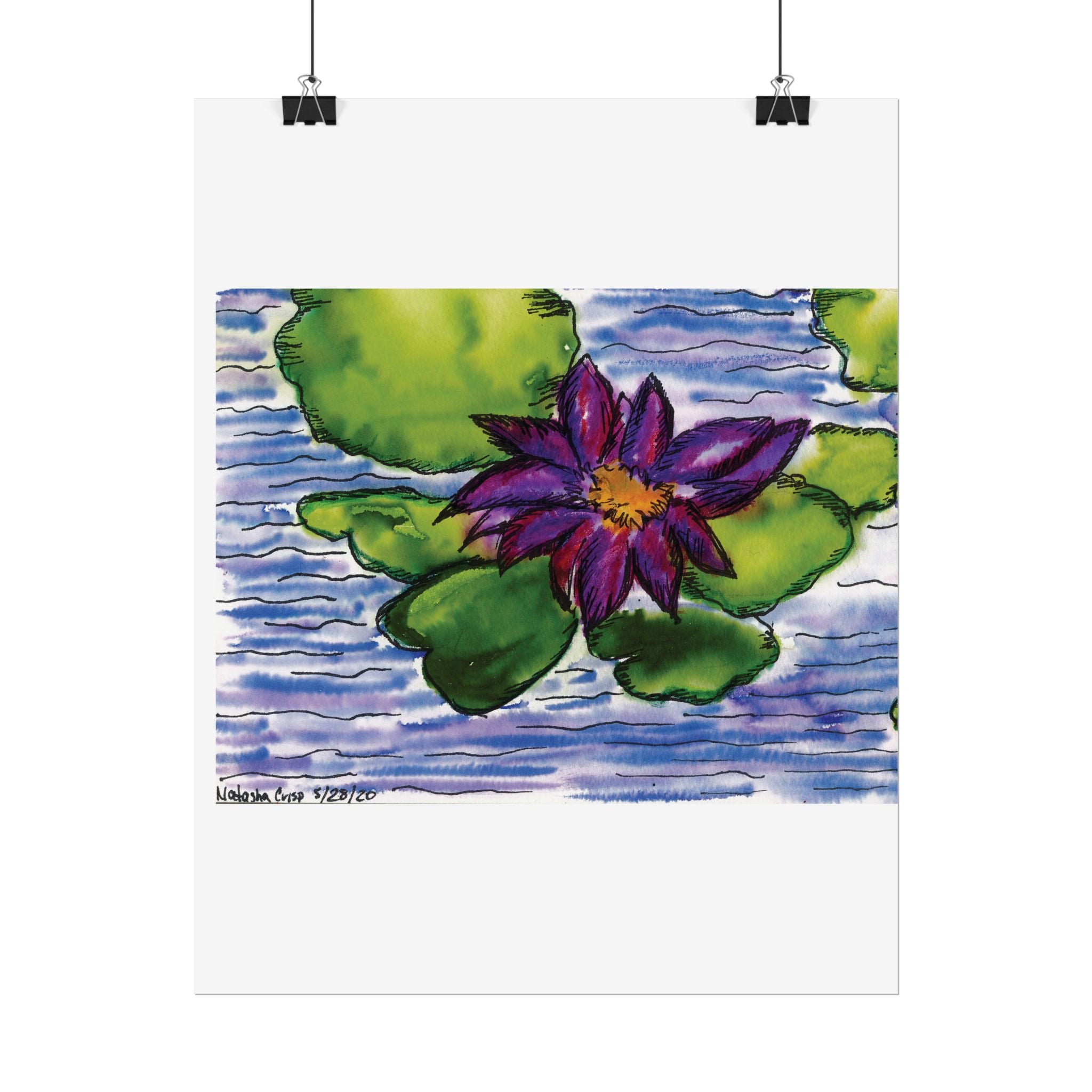 Open Edition Fine Art Print  Abstract Floral Wall Art  285gsm Modern Botanical Decor