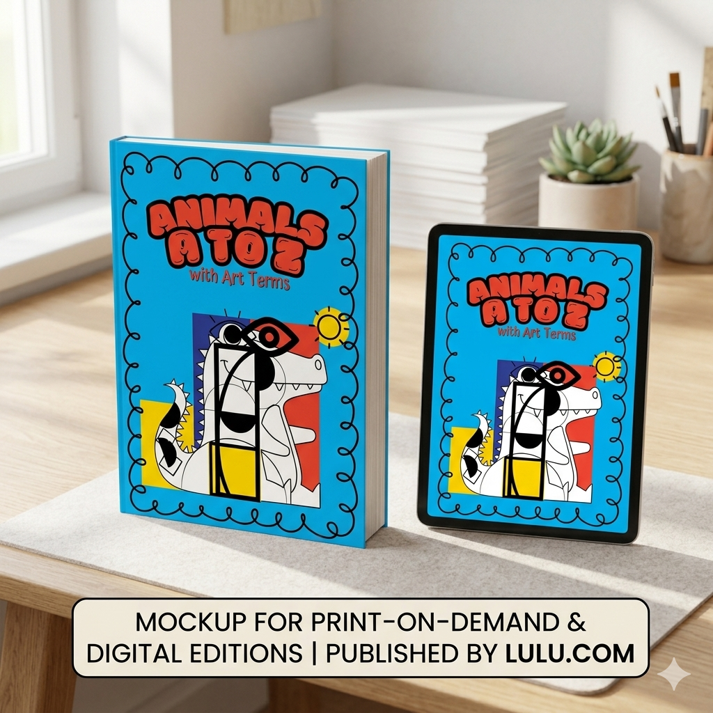 "Animals A to Z with Art Terms" Digital Download and epub